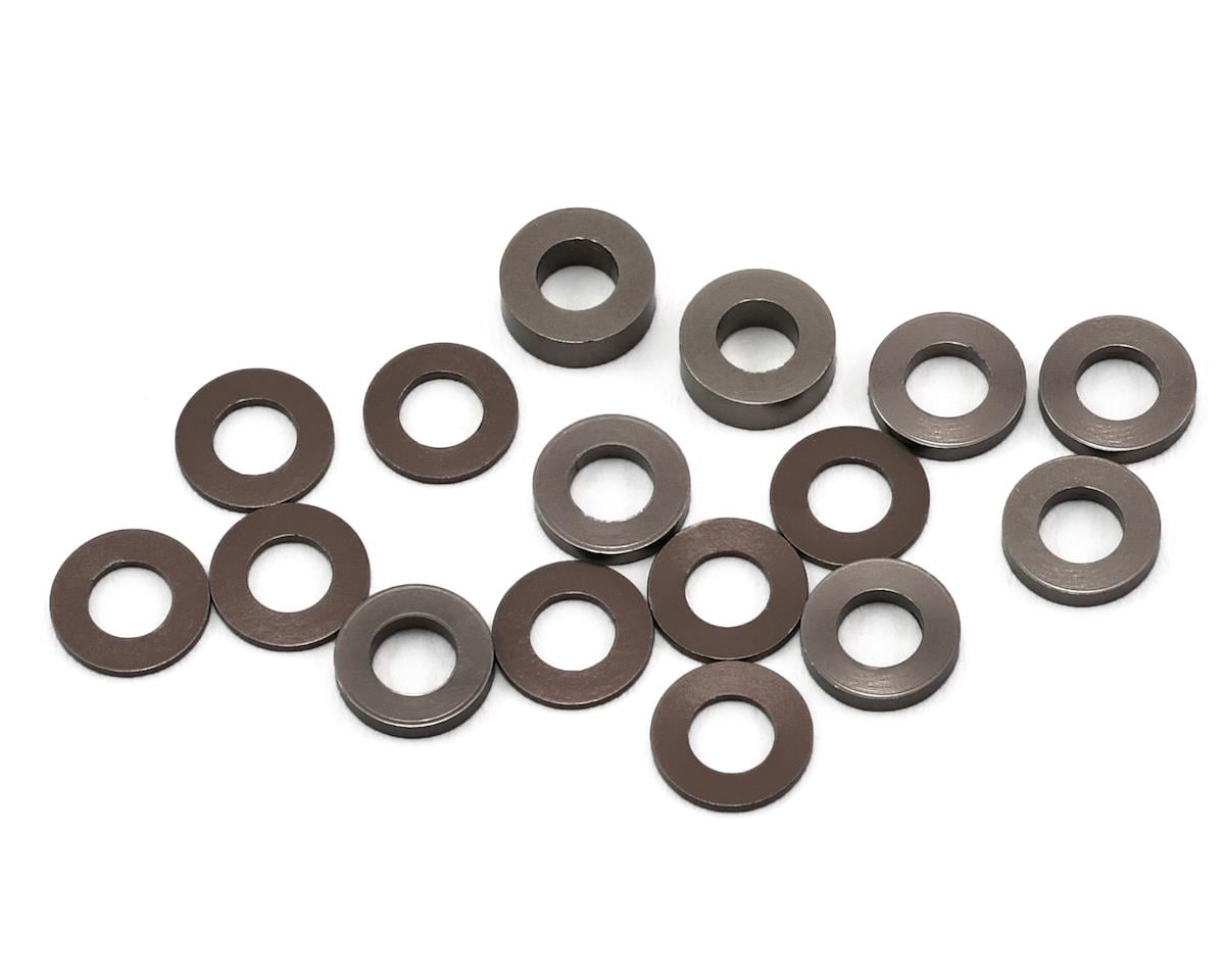 175RC B6/B74/YZ2 Aluminum Hub Spacer Set (Grey)