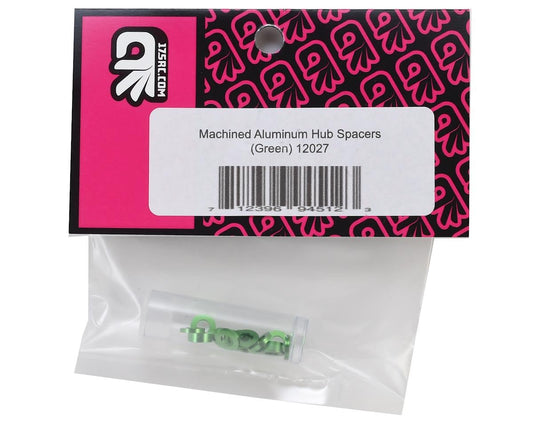 175RC B6/B74/YZ2 Aluminum Hub Spacer Set (Green)