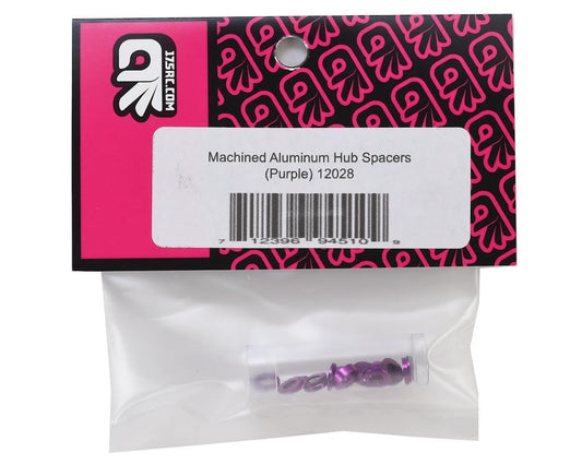 175RC B6/B74/YZ2 Aluminum Hub Spacer Set (Purple)