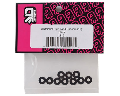 175RC Aluminum Button Head Screw High Load Spacer (Black) (10)