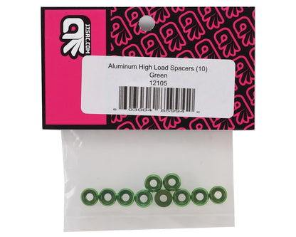 175RC Aluminum Button Head Screw High Load Spacer (Green) (10)
