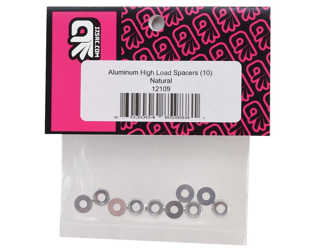 175RC Aluminum Button Head Screw High Load Spacer (Silver)(10)