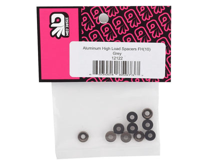 175RC Aluminum Flat Head High Load Spacer (Grey) (10)