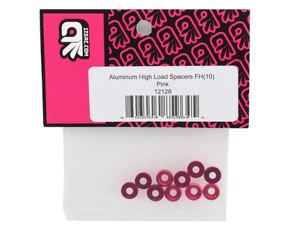 175RC Aluminum Flat Head High Load Spacer (Pink) (10)