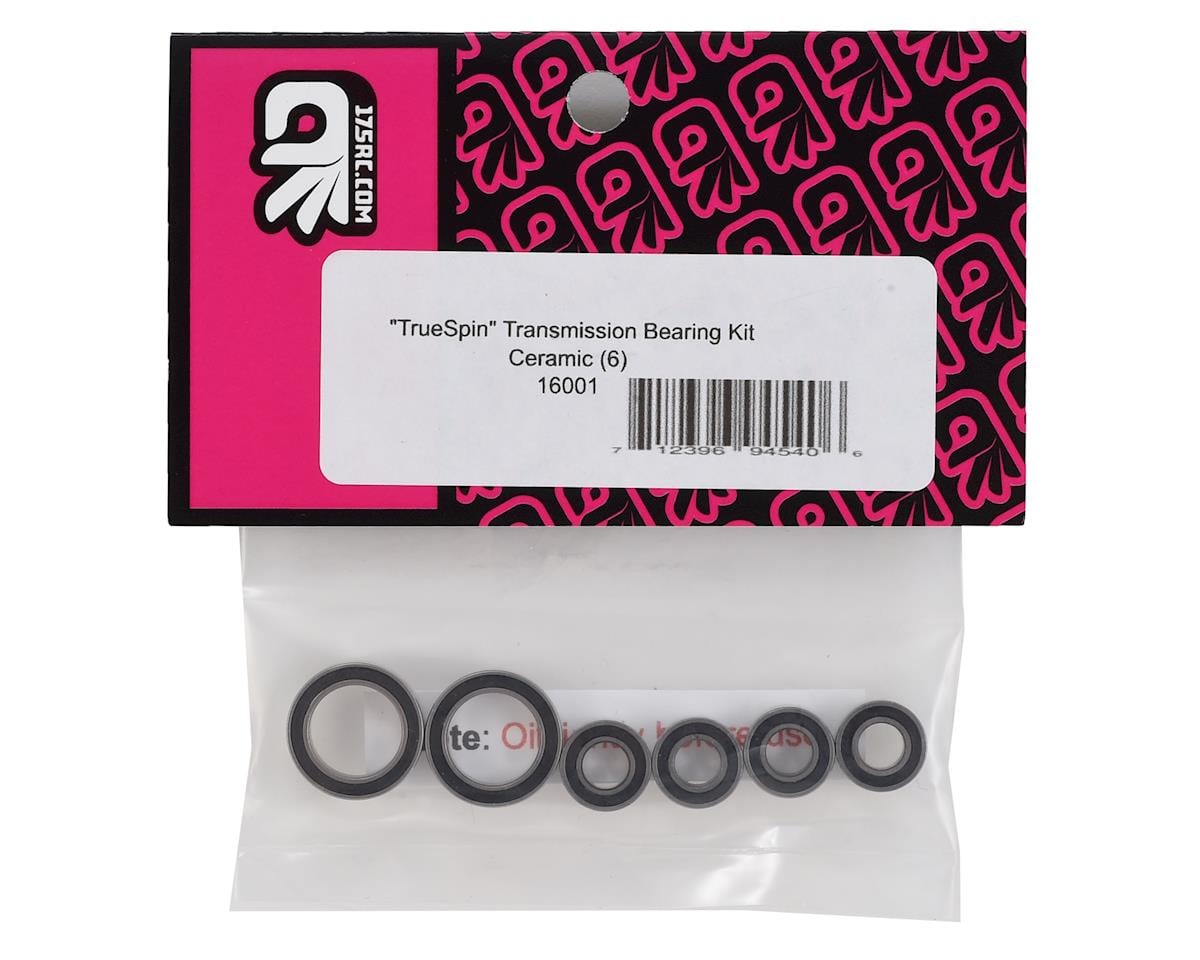 175RC Ceramic "TrueSpin" Transmission Bearing Kit (6)