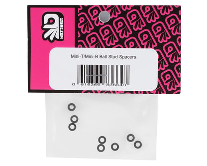 175RC Mini T/B Ball Stud Spacers (Black) (12)