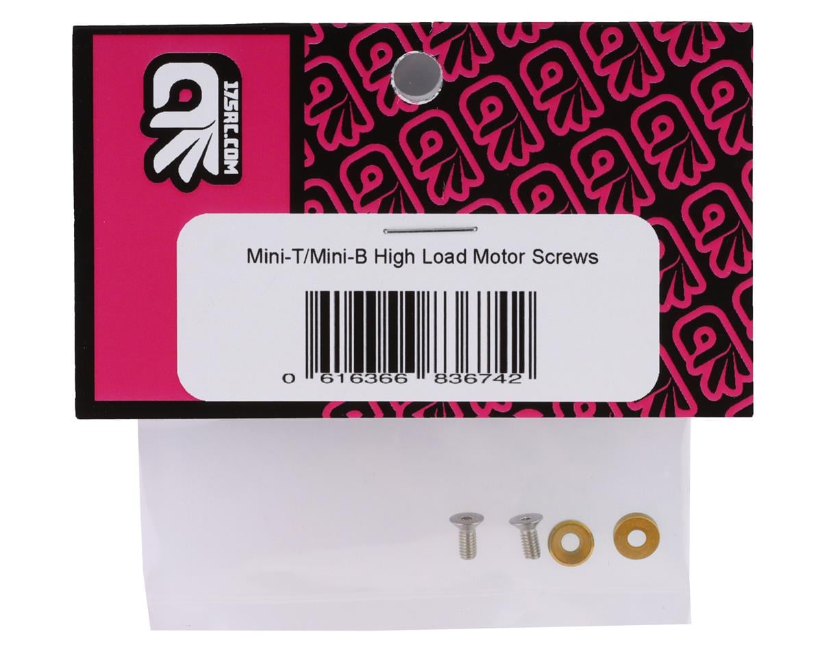 175RC Mini T/B High Load Motor Screws (Gold) (2)