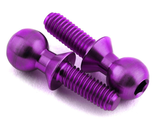 175RC 5.5x8mm Titanium Ball Studs (Purple) (2)