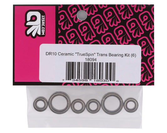 175RC Associated DR10 Ceramic "TrueSpin" Transmission Bearing Kit (6)
