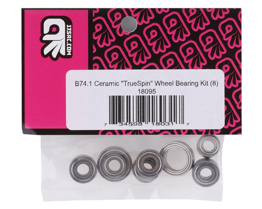 175RC Associated B74.1 Ceramic "TrueSpin" Wheel Bearing Kit (8)