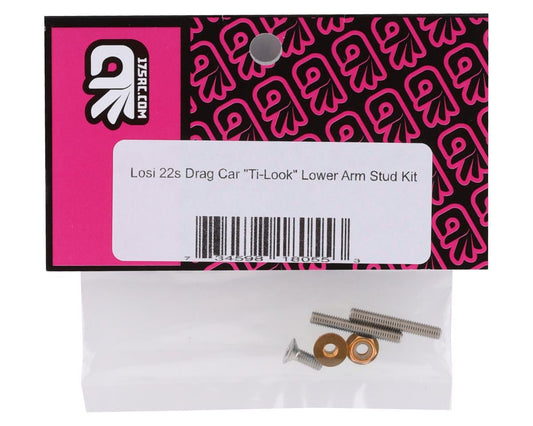 175RC Losi 22S Drag Car "Ti-Look" Lower Arm Stud Kit (Orange)