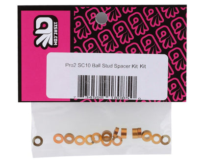 175RC Pro2 Sc10 Ball Stud Spacer Kit (Orange) (16)