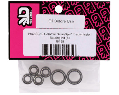 175RC Associated Pro2 SC10 Ceramic "TrueSpin" Transmission Bearing Kit (6)