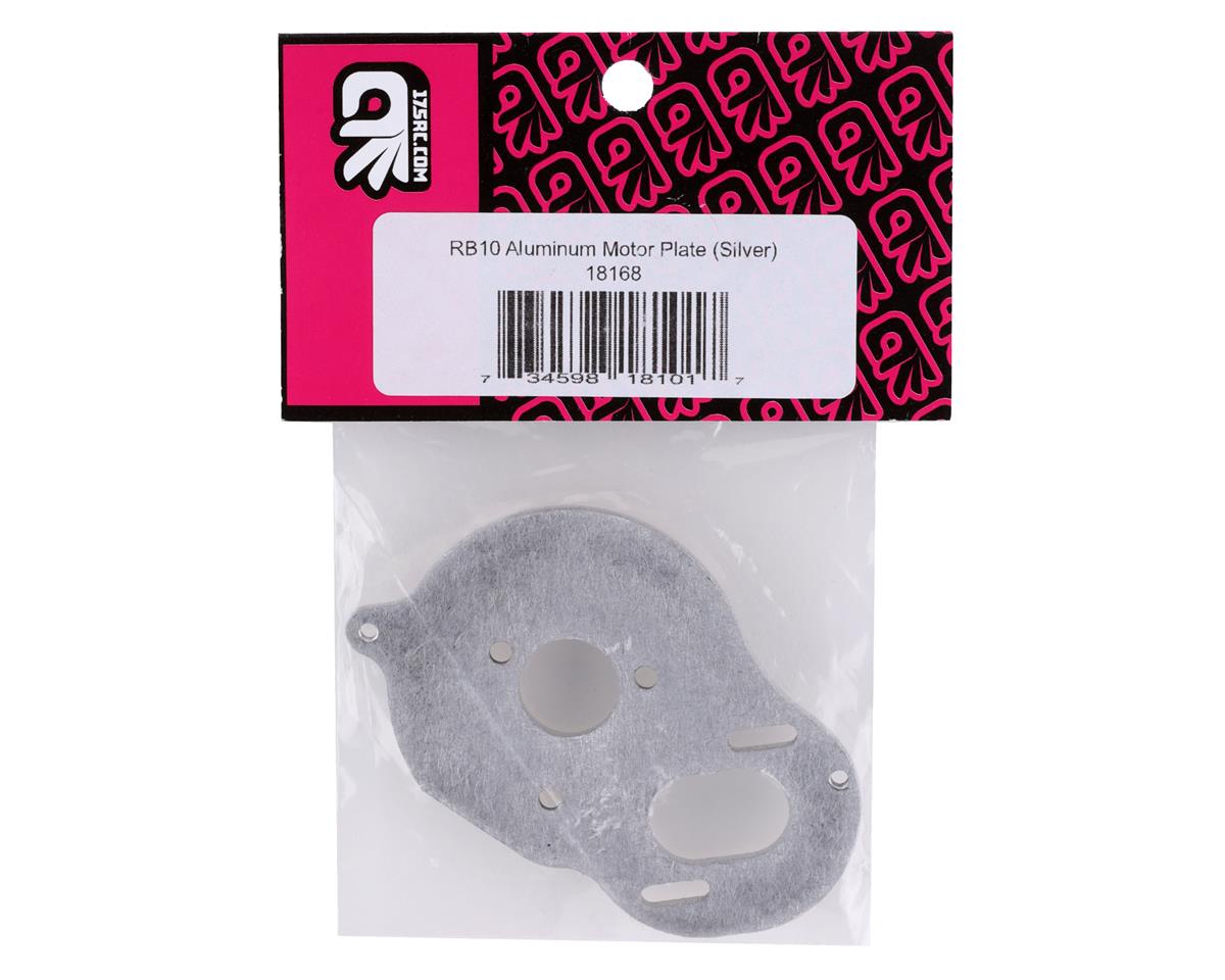 175RC RB10 Aluminum Motor Plate (Silver)