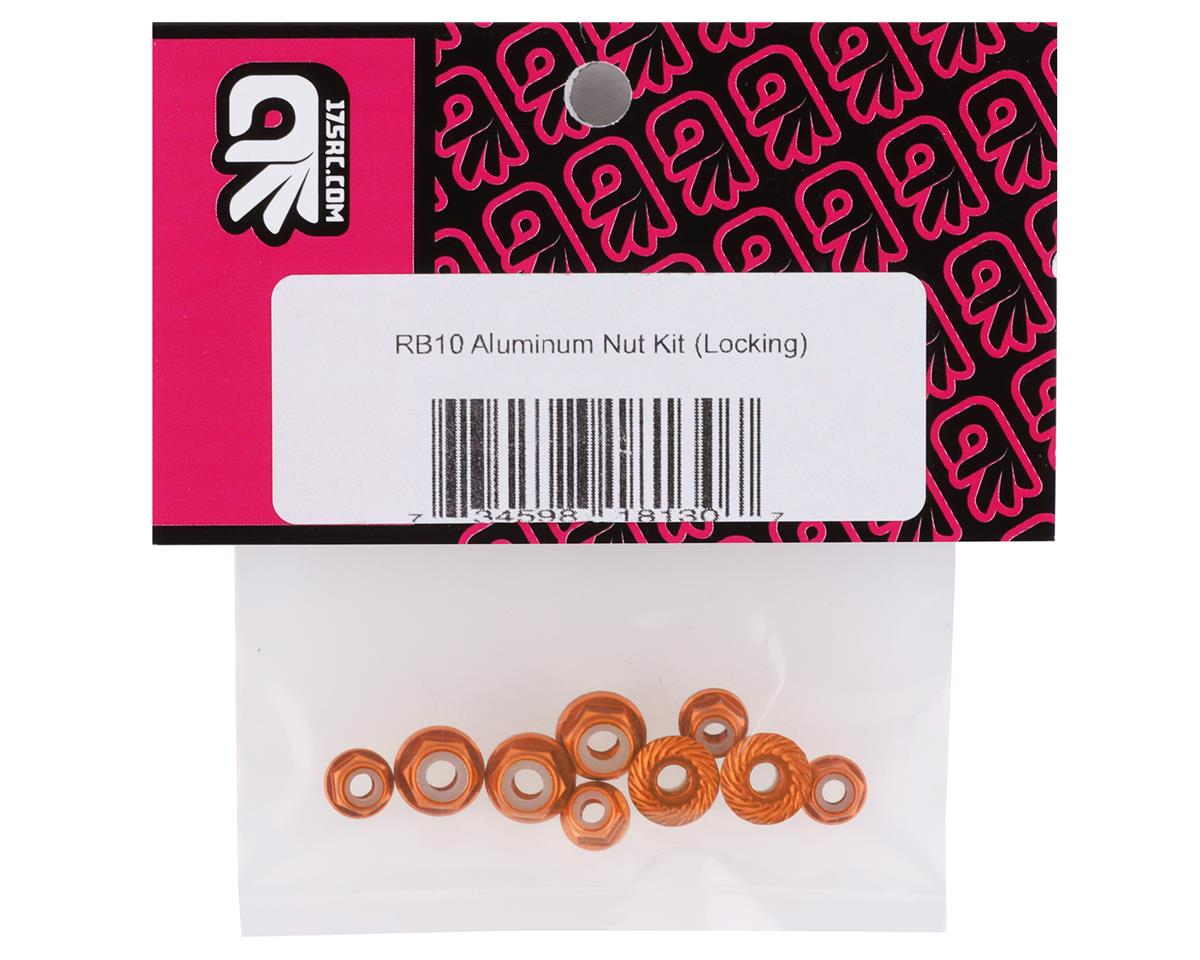 175RC Associated RB10 Aluminum Nut Kit (Orange) (9)