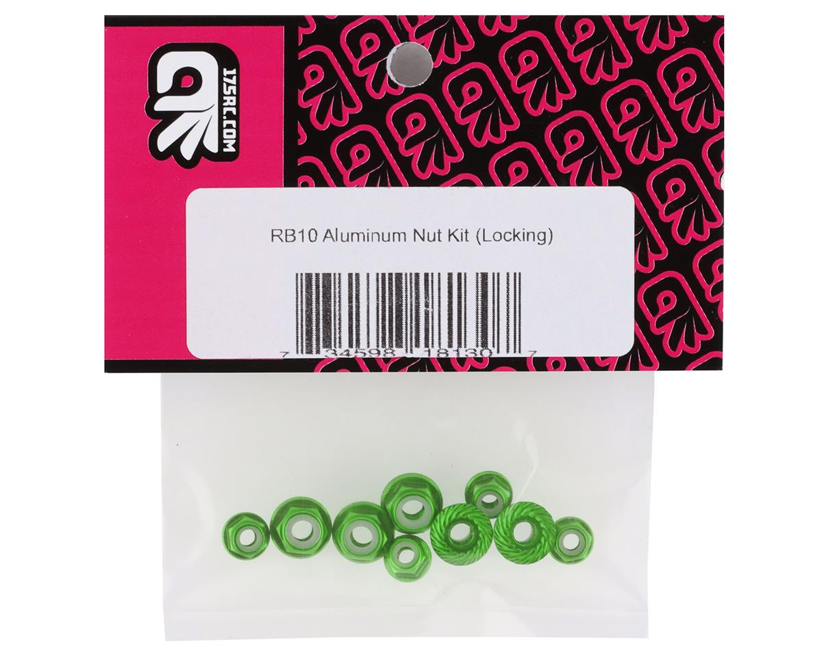 175RC Associated RB10 Aluminum Nut Kit (Green) (9)