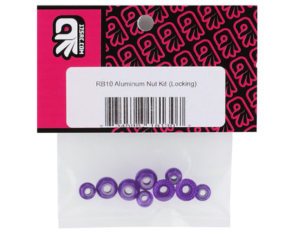 175RC Associated RB10 Aluminum Nut Kit (Purple) (9)