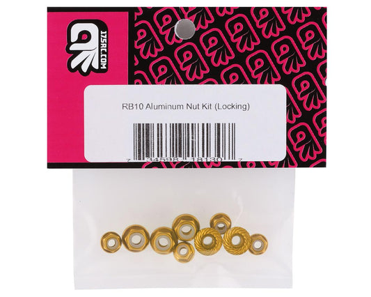 175RC Associated RB10 Aluminum Nut Kit (Gold) (9)