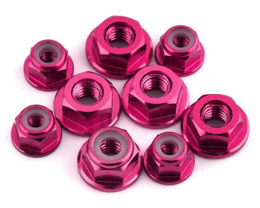 175RC Associated RB10 Aluminum Nut Kit (Pink)