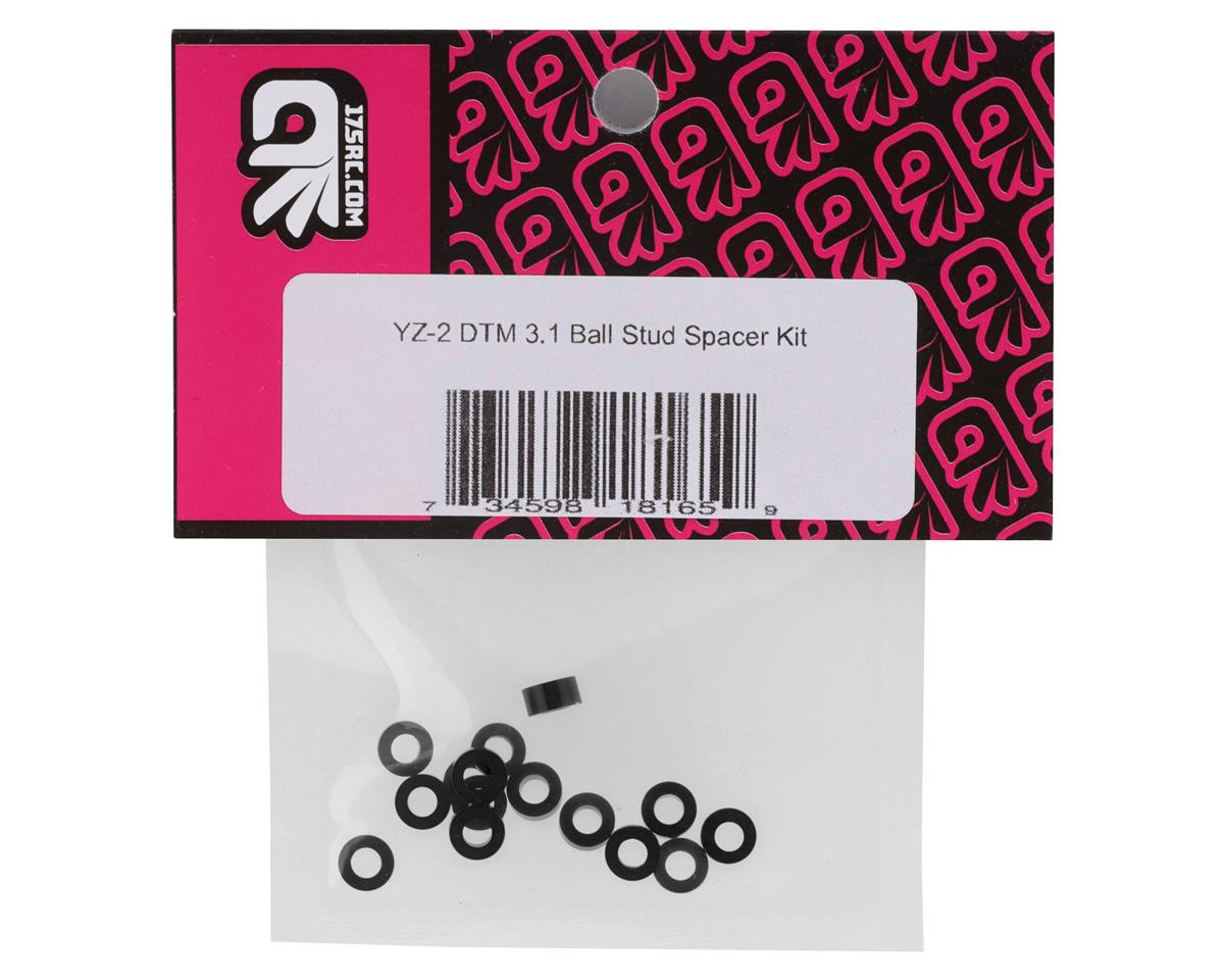 175RC Yokomo YZ-2 DTM 3.1 Ball Stud Spacer Kit (Black)