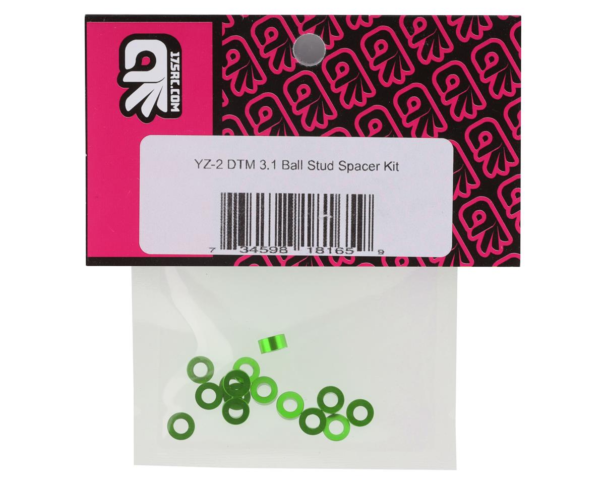 175RC Yokomo YZ-2 DTM 3.1 Ball Stud Spacer Kit (Green)