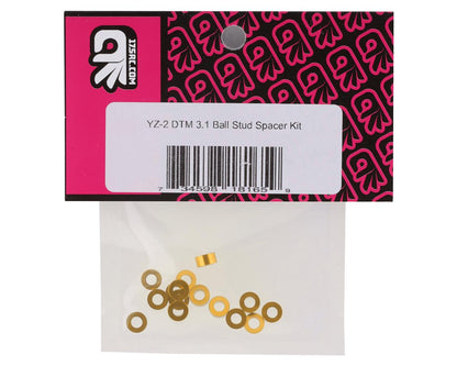 175RC Yokomo YZ-2 DTM 3.1 Ball Stud Spacer Kit (Gold)
