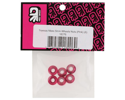 175RC 5mm Wheel Nuts for Traxxas Maxx (Pink) (6)
