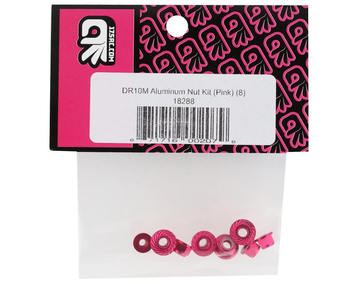 175RC Associated DR10M Aluminum Nut Kit (Pink) (8)