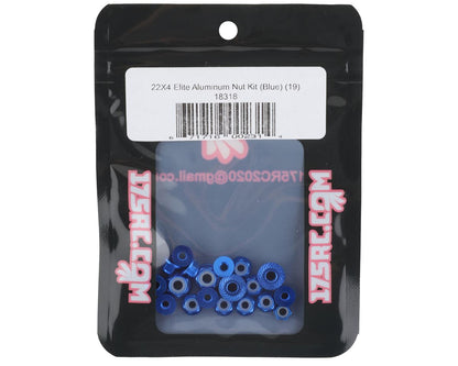 175RC Losi 22X-4 Elite Aluminum Nut Kit (Blue) (19)