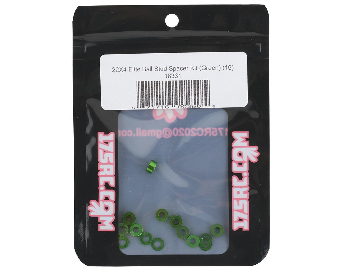 175RC Losi 22X-4 Ball Stud Spacer Kit (Green) (16)