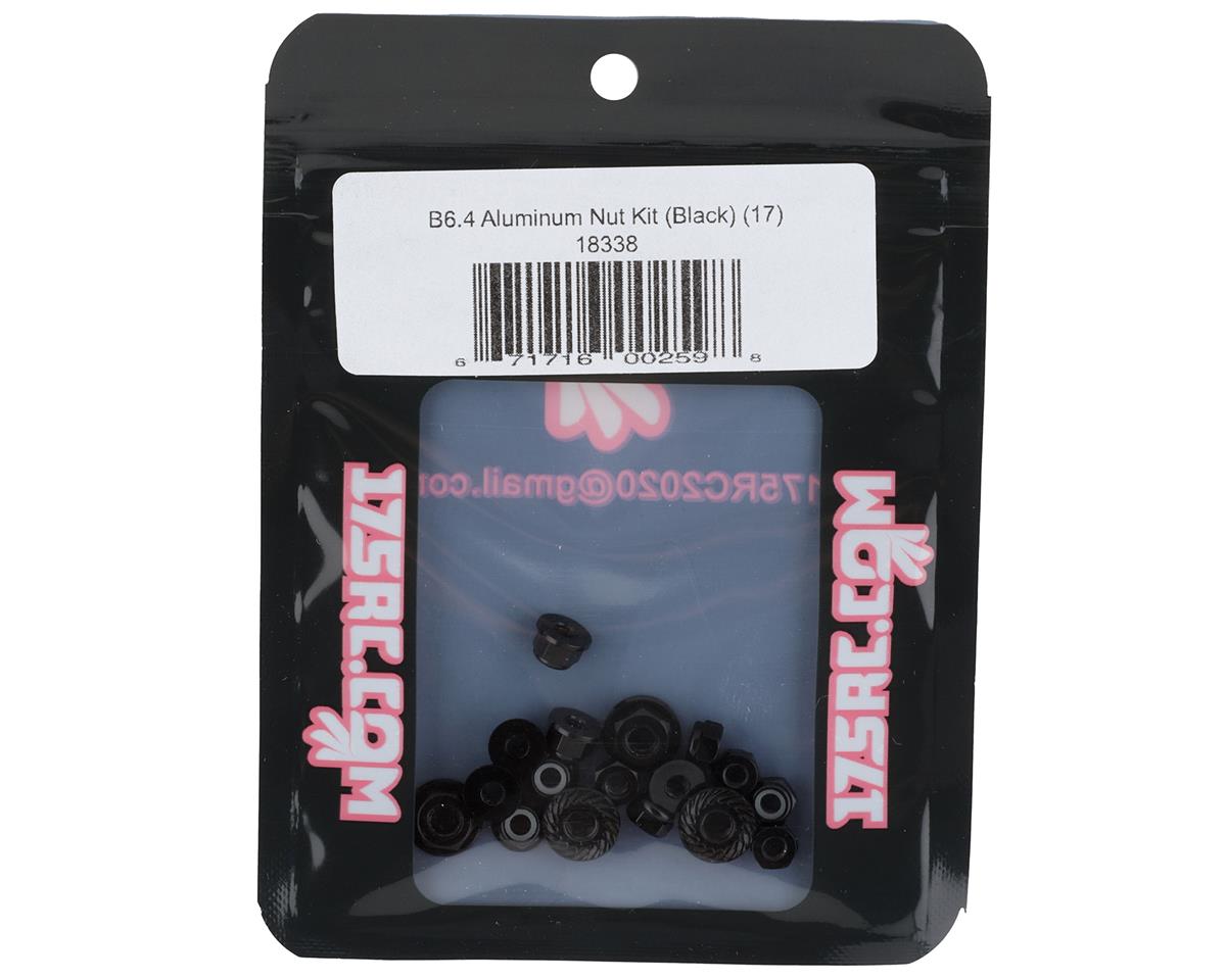 175RC Associated B6.4/B6.4D Aluminum Nut Kit (Black) (17)