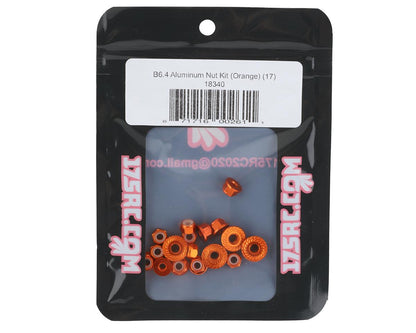 175RC Associated B6.4/B6.4D Aluminum Nut Kit (Orange) (17)