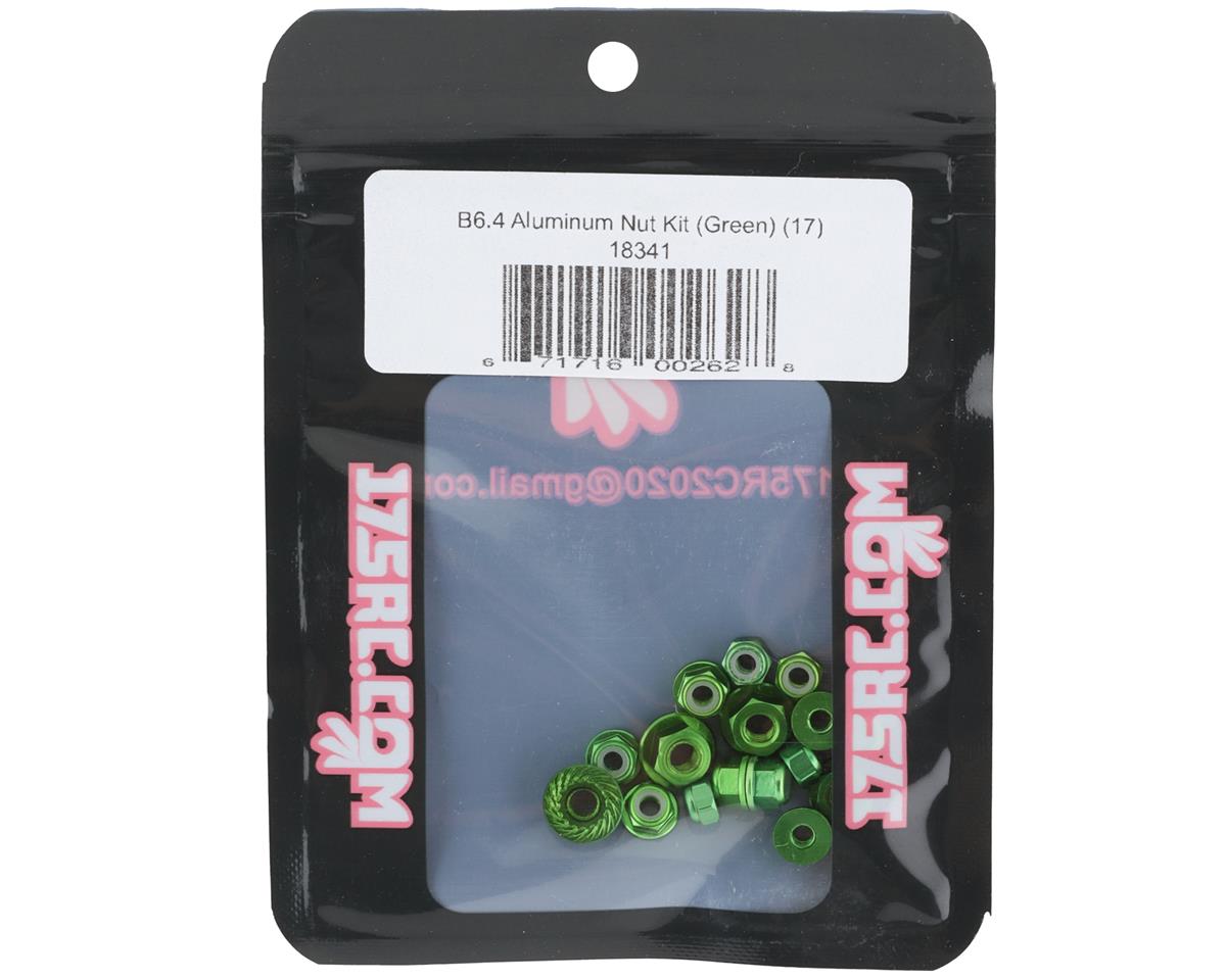 175RC Associated B6.4/B6.4D Aluminum Nut Kit (Green) (17)