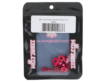 175RC Associated B6.4/B6.4D Aluminum Nut Kit (Pink) (17)