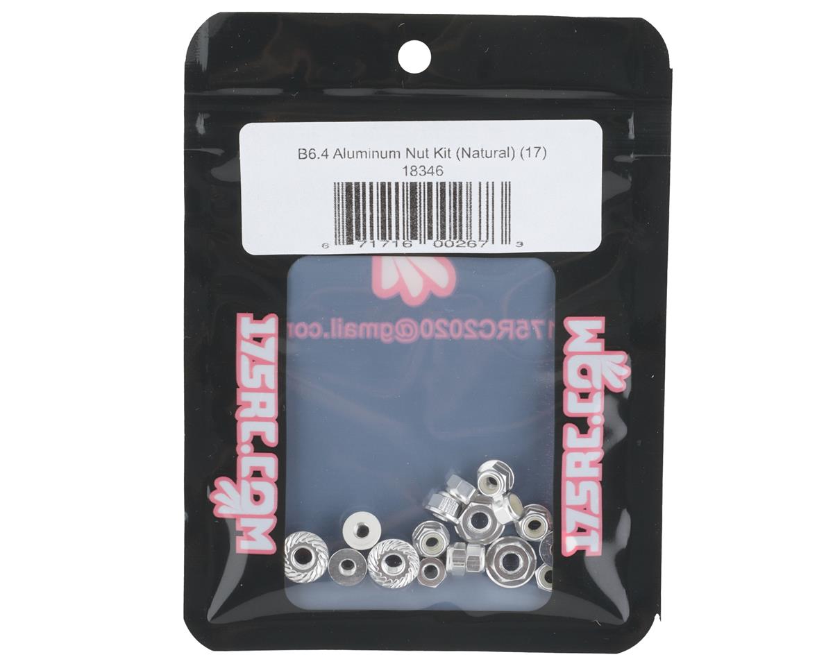 175RC Associated B6.4/B6.4D Aluminum Nut Kit (Natural) (17)