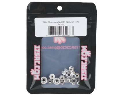 175RC Associated B6.4/B6.4D Aluminum Nut Kit (Natural) (17)