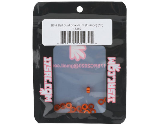 175RC Associated B6.4/B6.4D Ball Stud Spacer Kit (Orange) (16)
