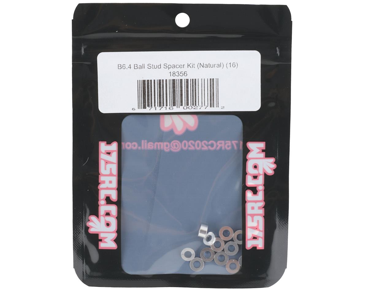175RC Associated B6.4/B6.4D Ball Stud Spacer Kit (Natural) (16)