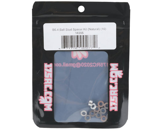 175RC Associated B6.4/B6.4D Ball Stud Spacer Kit (Natural) (16)