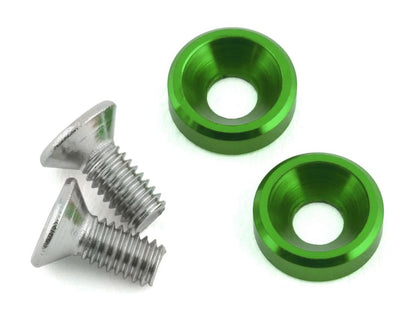 175RC Losi Mini JRX2 High Load Motor Screws (Green) (2)