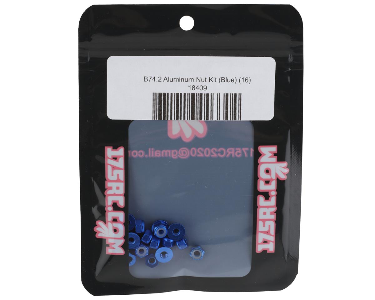 175RC B74.2 Aluminum Nut Kit (Blue) (16)