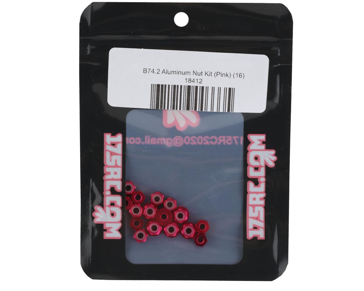 175RC B74.2 Aluminum Nut Kit (Pink) (16)