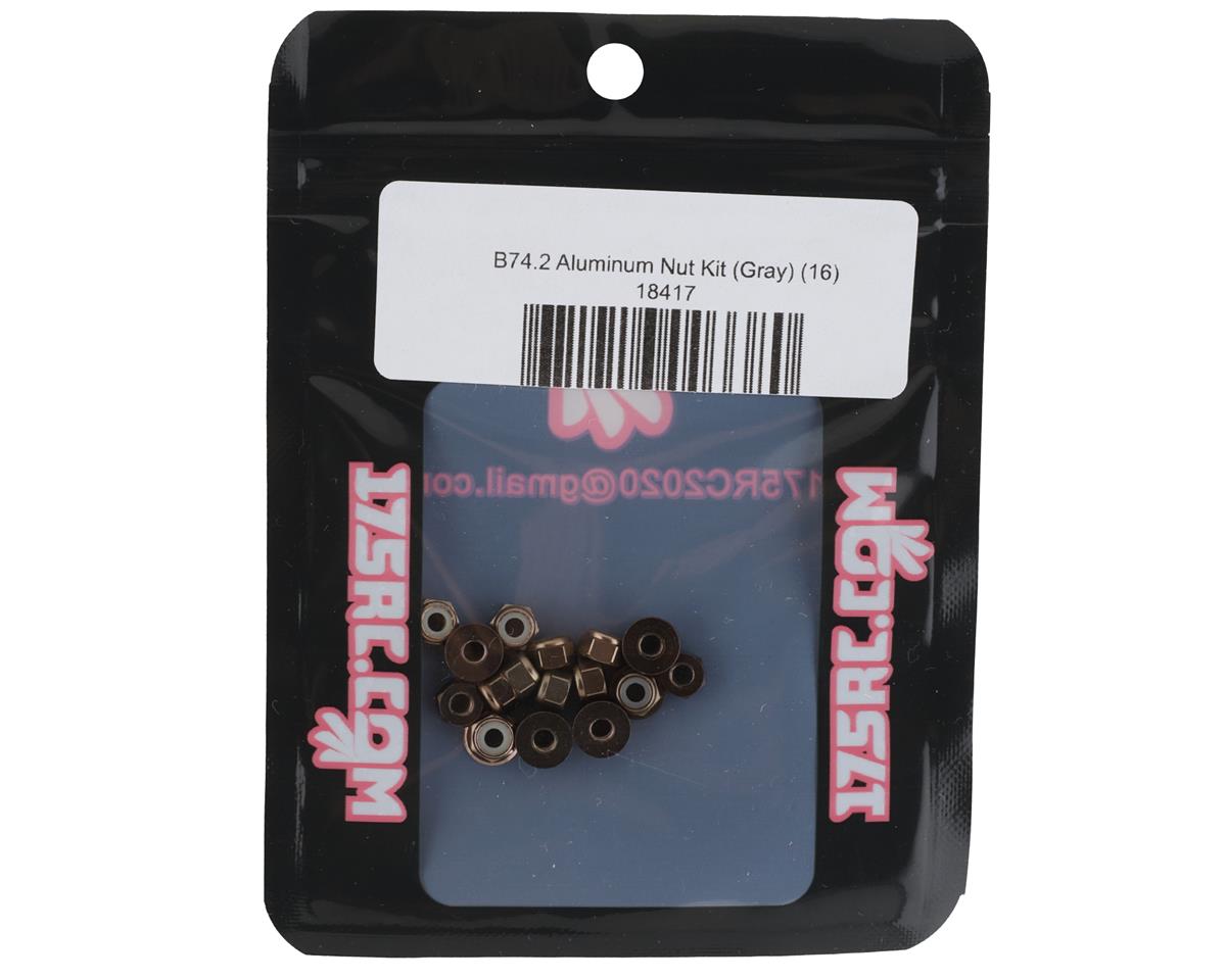 175RC B74.2 Aluminum Nut Kit (Grey) (16)