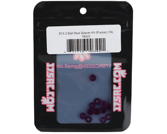 175RC B74.2 Ball Stud Spacer Kit (Purple) (16)