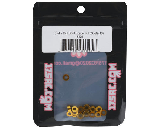 175RC B74.2 Ball Stud Spacer Kit (Gold) (16)