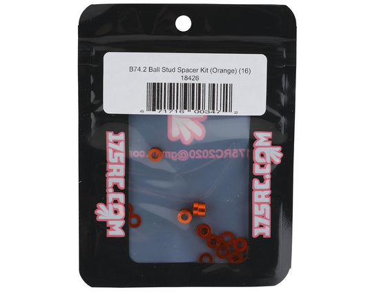 175RC B74.2 Ball Stud Spacer Kit (Orange) (16)