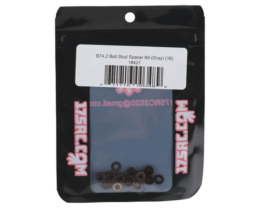 175RC B74.2 Ball Stud Spacer Kit (Grey) (16)