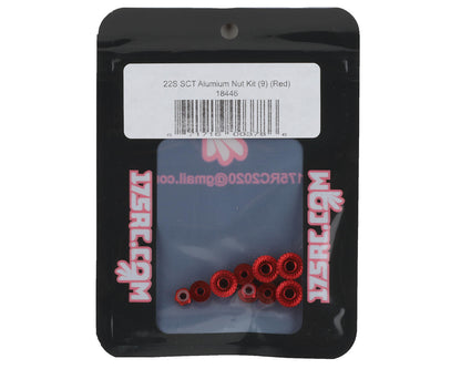 175RC Losi 22S SCT Aluminum Nut Kit (Red) (9)