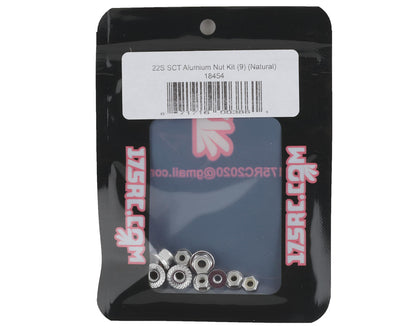 175RC Losi 22S SCT Aluminum Nut Kit (Silver) (9)
