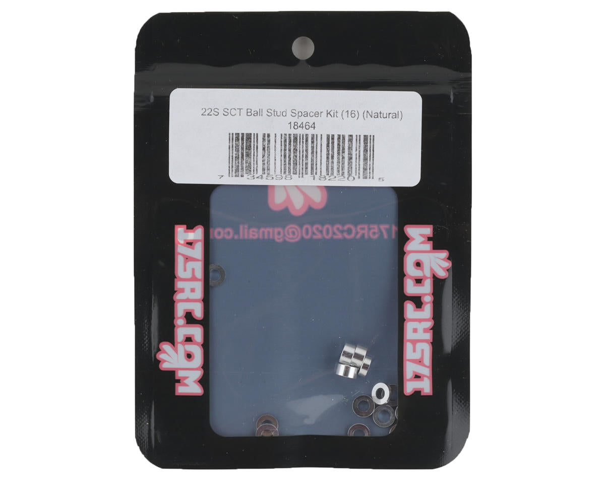 175RC Losi 22S SCT Ball Stud Spacer Kit (Silver) (16)